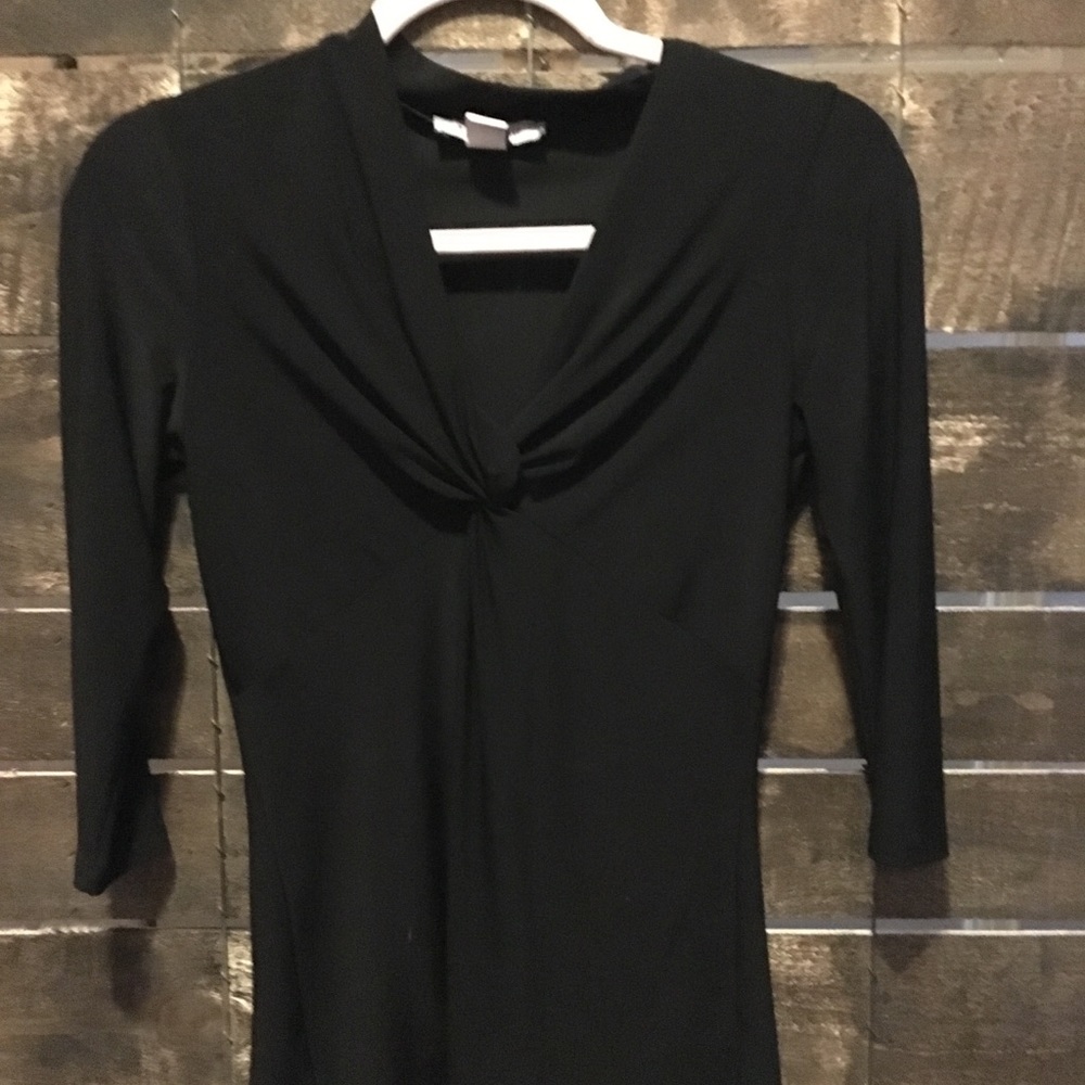 WHOUSE BMARKET LONG SLEEVE BLACK SHIRT